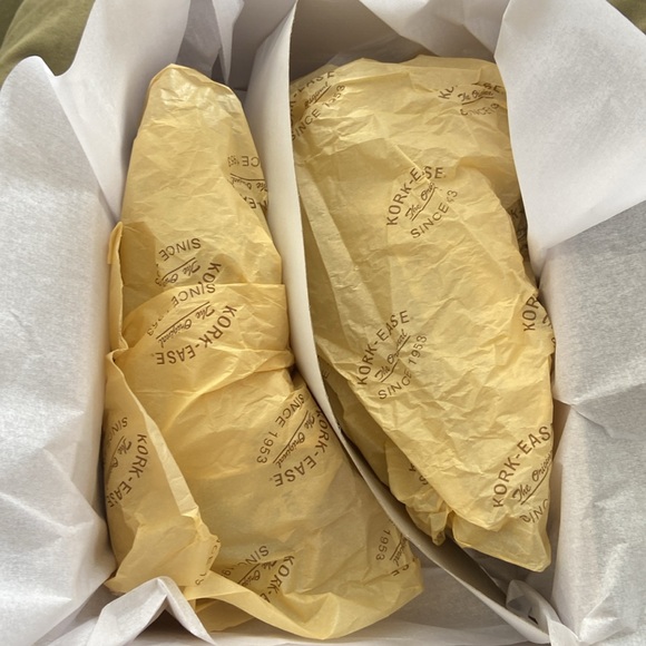 New! Kork-Ease Marianna Light Brown Italian Leather Sandals Women's Size 6 - Picture 13 of 14